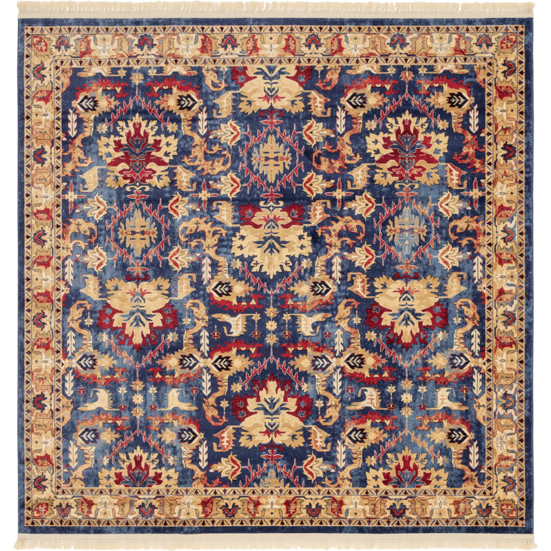 World Menagerie Rumsey Blue Area Rug & Reviews Wayfair